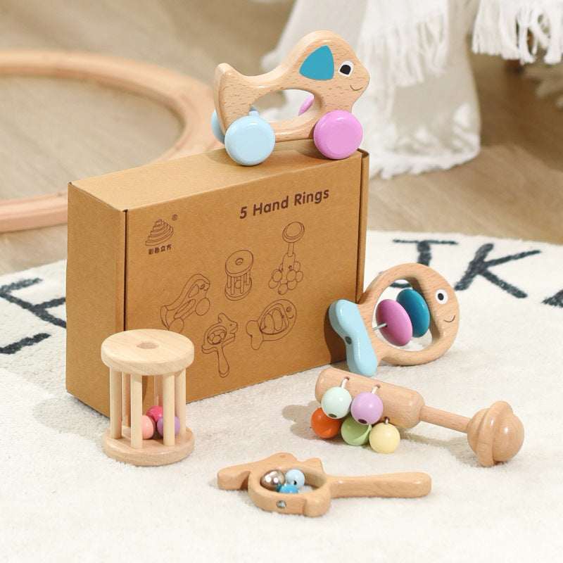 Newborn Rattle Drum Five-Piece Set