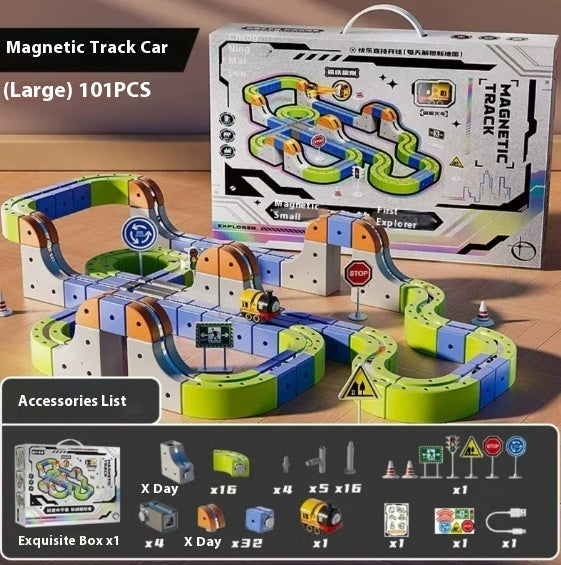 Electric Train Set Flexible Race Track