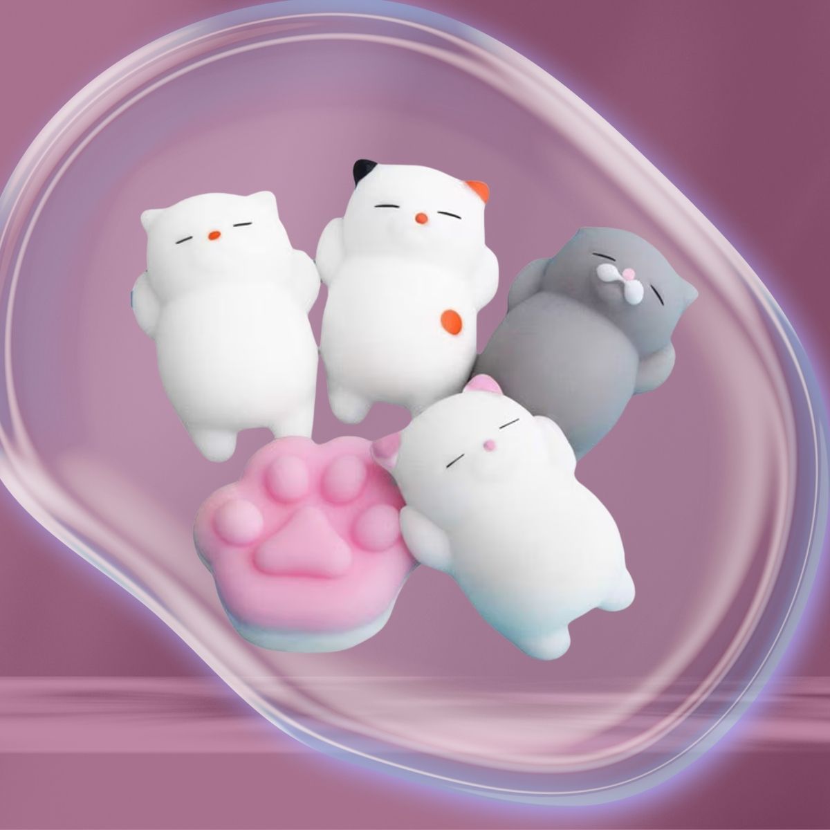 Moshi Squishy Toys: 14 Pieces + 2 Bonus Pieces