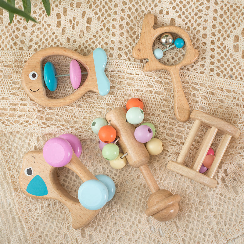 Newborn Rattle Drum Five-Piece Set