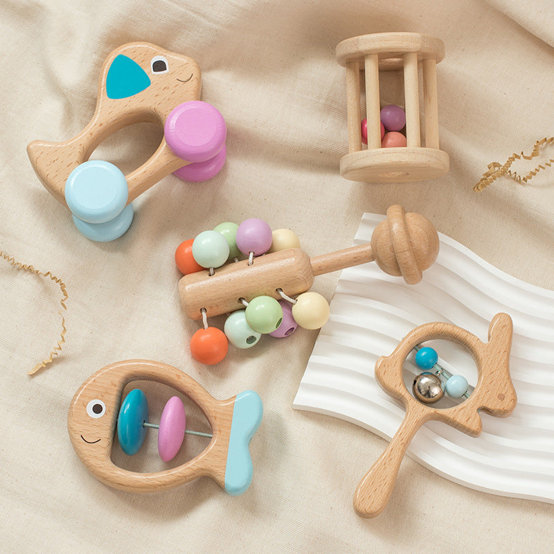 Newborn Rattle Drum Five-Piece Set
