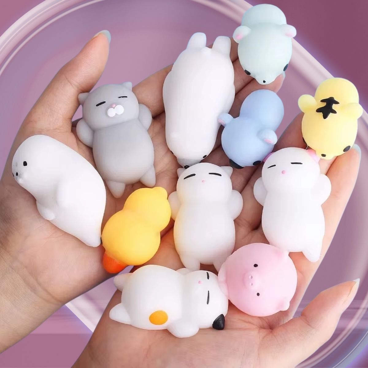 Moshi Squishy Toys: 14 Pieces + 2 Bonus Pieces