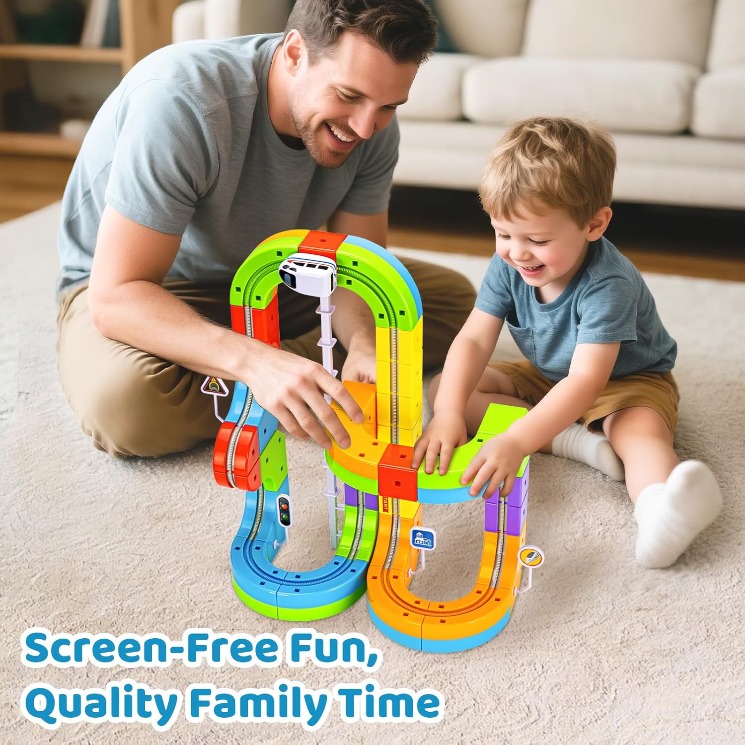 Electric Train Set Flexible Race Track