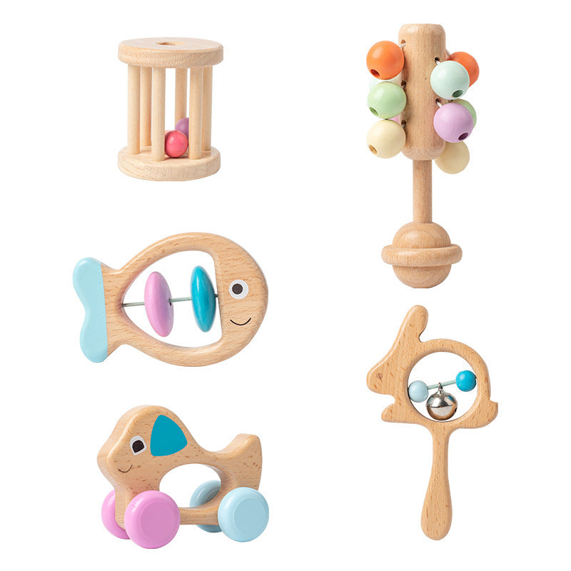 Newborn Rattle Drum Five-Piece Set